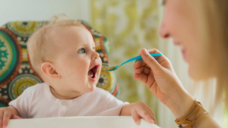 feeding solid foods